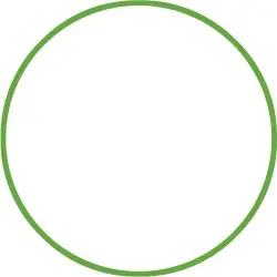 Amila Χούλα-Χουπ HQ 70cm - Φ19mm - 280gr. Πράσινο - 98812