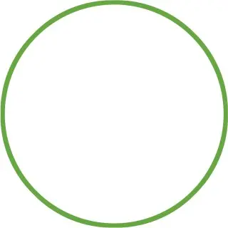 Amila Χούλα-Χουπ HQ 70cm - Φ19mm - 280gr. Πράσινο - 98812
