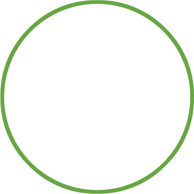 Amila Χούλα-Χουπ HQ 70cm - Φ19mm - 280gr. Πράσινο - 98812