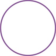 Amila Χούλα-Χουπ HQ 70cm - Φ19mm - 280gr. Μωβ - 98813