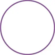Amila Χούλα-Χουπ HQ 70cm - Φ19mm - 280gr. Μωβ - 98813