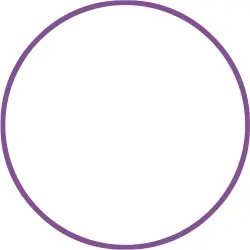 Amila Χούλα-Χουπ HQ 70cm - Φ19mm - 280gr. Μωβ - 98813