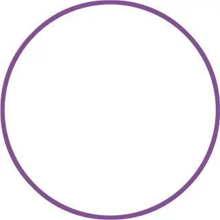 Amila Χούλα-Χουπ HQ 70cm - Φ19mm - 280gr. Μωβ - 98813