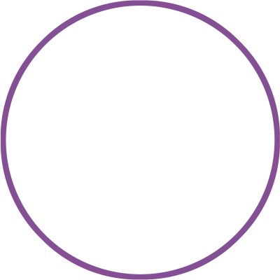 Amila Χούλα-Χουπ HQ 70cm - Φ19mm - 280gr. Μωβ - 98813