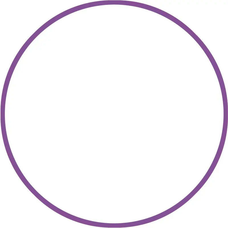 Amila Χούλα-Χουπ HQ 70cm - Φ19mm - 280gr. Μωβ - 98813