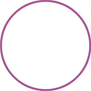 Amila Χούλα Χουπ HQ 80cm - Φ19mm - 330gr. Φούξια - 98815