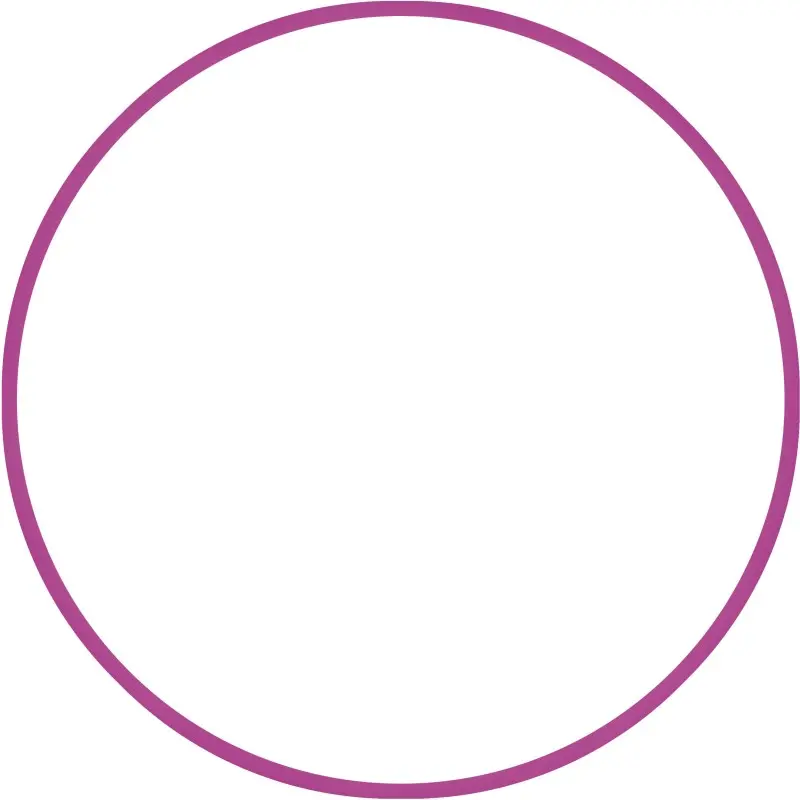 Amila Χούλα Χουπ HQ 80cm - Φ19mm - 330gr. Φούξια - 98815