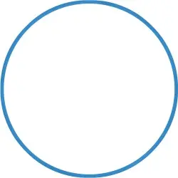 Amila Χούλα Χουπ HQ 80cm - Φ19mm - 330gr. Μπλε - 98818