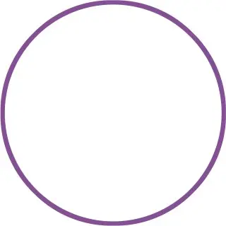 Amila Χούλα Χουπ HQ 80cm - Φ19mm - 330gr. Μωβ - 98819