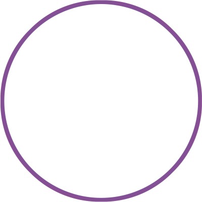 Amila Χούλα Χουπ HQ 80cm - Φ19mm - 330gr. Μωβ - 98819