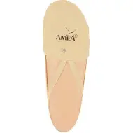 Amila Παπούτσια Ρυθμικής Γυμναστικής Μύτης Microfiber Tan. Νο28 - 98865