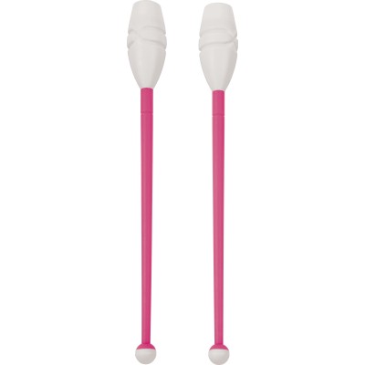 Amila Κορίνες Ρυθμικής Γυμναστικής 45cm Μαλακές. Φούξια-Λευκό - 98953