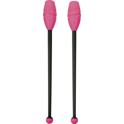 Amila Κορίνες Ρυθμικής Γυμναστικής 45cm Μαλακές. Μαύρο-Φούξια - 98954