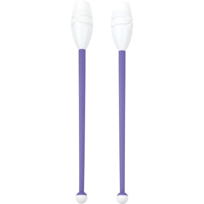 Amila Κορίνες Ρυθμικής Γυμναστικής 45cm Μαλακές. Μωβ-Λευκό - 98956