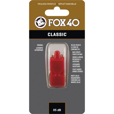 Fox Σφυρίχτρα  Classic Safety Κόκκινη - 99020100