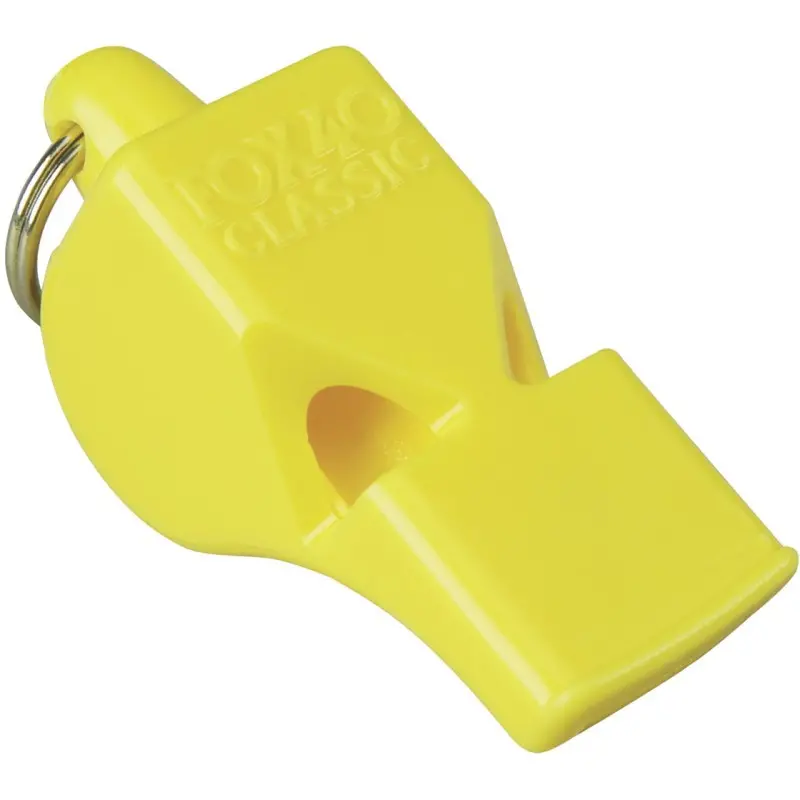 Fox Σφυρίχτρα Classic Safety Κίτρινη με Κορδόνι - 99020200 Fox Σφυρίχτρα Classic Safety Κίτρινη με Κορδόνι - 99020200