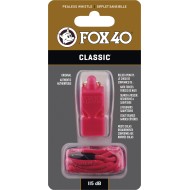 Fox Σφυρίχτρα  Classic Safety Ροζ με Κορδόνι - 99030408