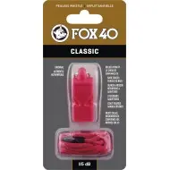 Fox Σφυρίχτρα  Classic Safety Ροζ με Κορδόνι - 99030408